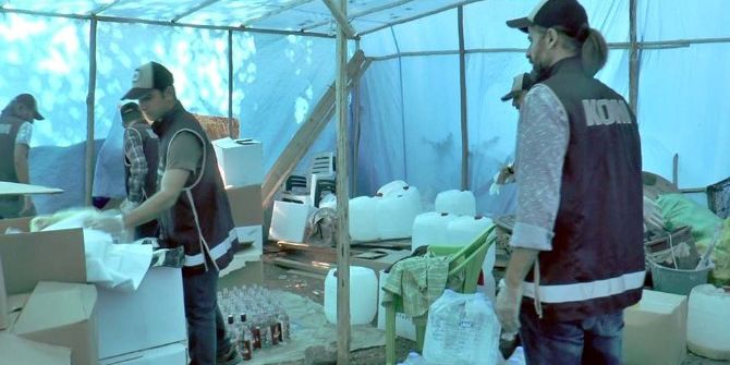 Ormandaki Sahte İçki İmalathanesine Nefes Kesen Operasyon