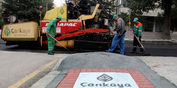 Çankaya’da Asfalt Sezonu Bitmiyor