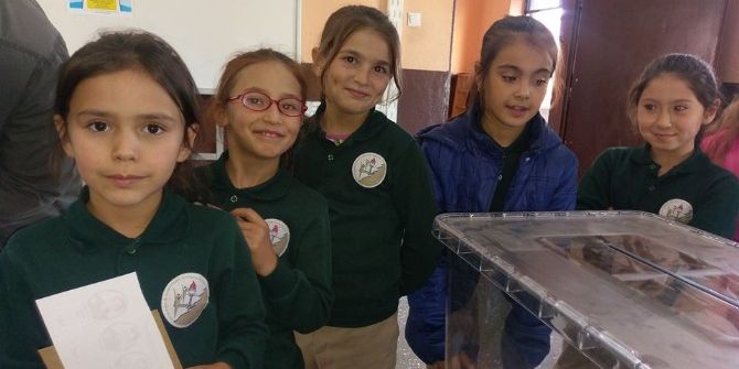 Hasanlar Ortaokulu’nda Öğrenci Meclisi Başkanı Seçimi