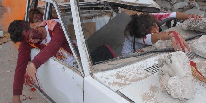 Feethiye’de Deprem Tatbikatı Gerçeği Aratmadı