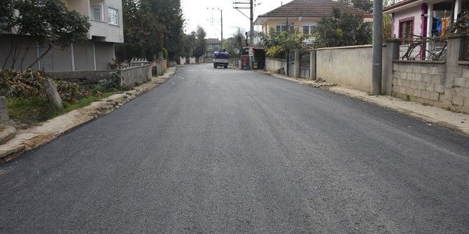 Nuri Özkasap Asfaltlandı