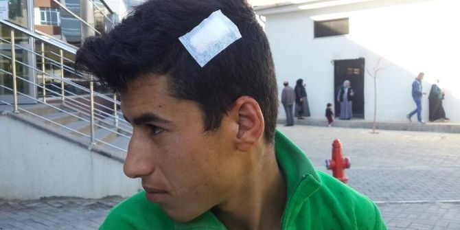 Suriyeli Çocuğun Kafasında Fayans Kırıldı