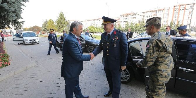 Hava Kuvvetleri Komutanı Ünal, Başkan Çelik’i Ziyaret Etti