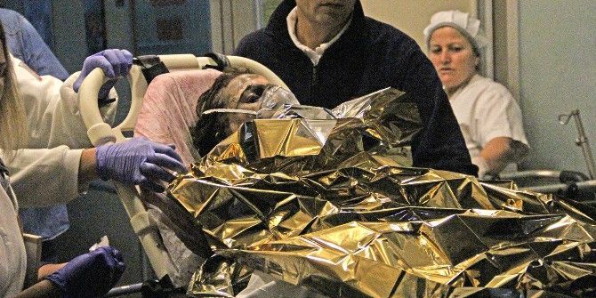 Tartıştığı Eşini Benzinle Yaktı