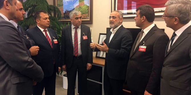 Gmis Yönetimi Cumhurbaşkanı Başdanışmanı Topçu’yu Ziyaret Etti