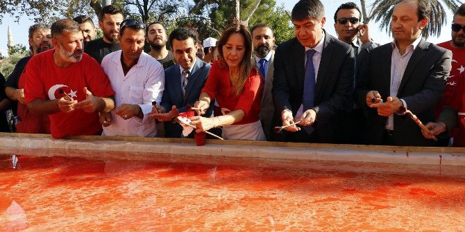 15 Temmuz Şehitleri İçin 241 Metrekarelik Dev Ebru