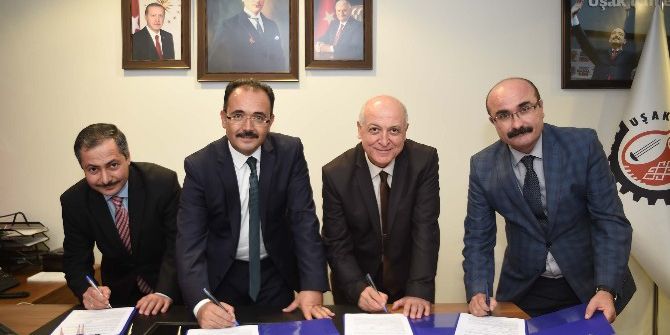 Uşak Belediyesi İle Tapu Ve Kadastro Müdürlüğü Arasında Anlaşma Yapıldı