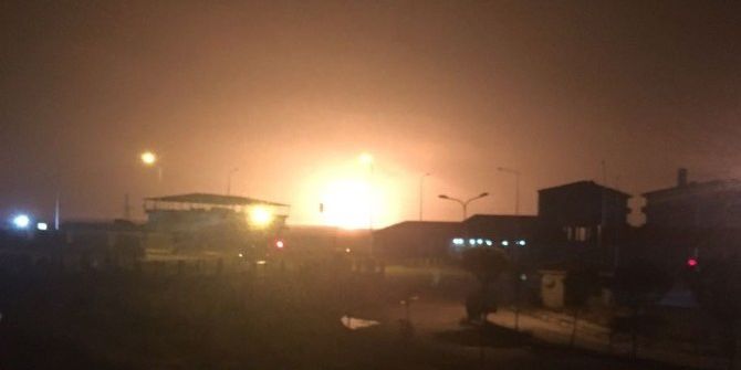 Doğubayazıt’ta Doğalgaz Boru Hattında Patlama