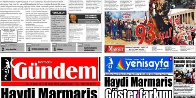 Gazetelerden ‘Cumhuriyet’ Birliği
