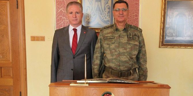 Korgeneral Yaşar’dan, Sivas Valisi Gül’e Ziyaret