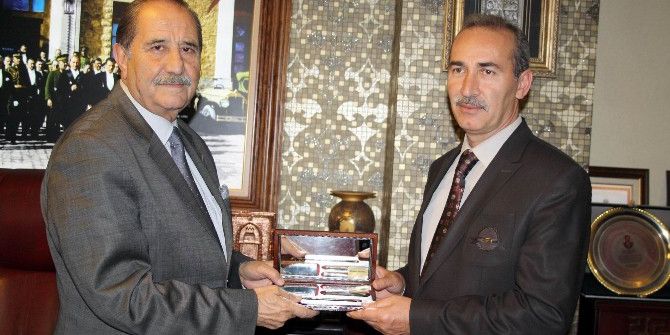 Cü Rektörü Yıldız’dan, Sesob Başkanı Köksal’a Ziyaret