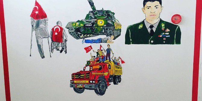 Milli İrade Anaokulu’nun Duvarlarına 15 Temmuz’un Sembolleri Resmedildi