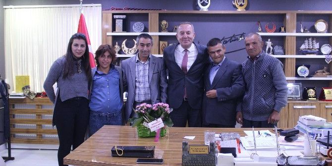 Engellilerden Başkan Şahiner’e Ziyaret