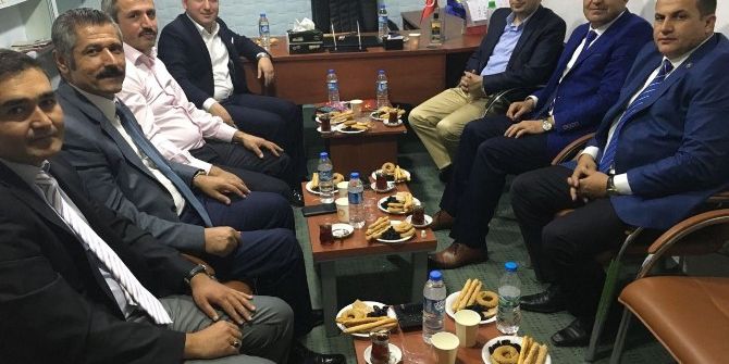 Yavuzeli Kaymakamı Yavuz, Ziraat Mühendisleri Odası’nı Ziyaret Etti