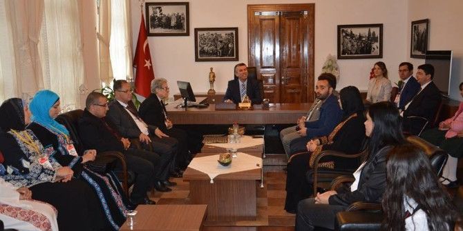 Filistin Kardeş Okul Projesi Ekibinden Kaymakam Sırmalı’ya Ziyaret