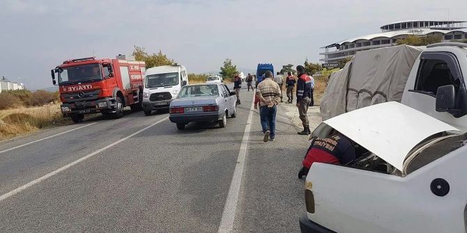 Kuşadası’nda Trafik Kazası; 1 Yaralı