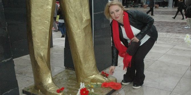 Tkb Başkanı Yağan Ve Yönetimi Atatürk Anıtına Çiçek Bıraktı