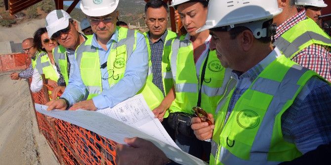 Dsi Genel Müdürü Acu, Gökçeler Baraj İnşaatını İnceledi