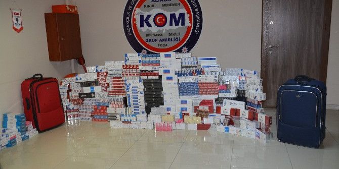 Aliağa’da Kaçak Sigara Operasyonunda 4 Kişi Yakalandı