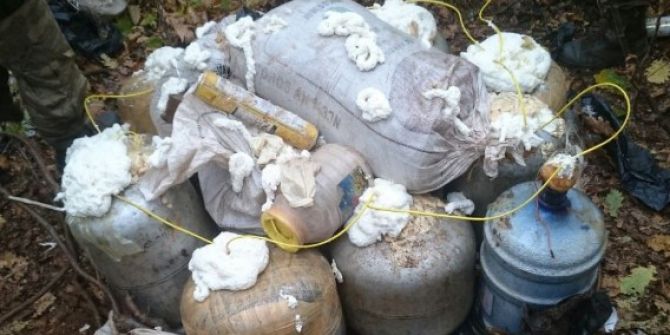 Bingöl’de 1 Ton Patlayıcı Ele Geçirildi