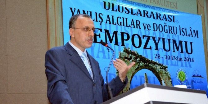 Şanlıurfa’da "Yanlış Algılar Ve Doğru İslam" Sempozyumu