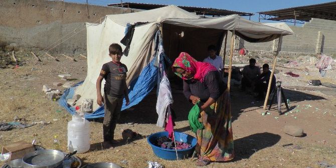 10 Kişilik Ailenin Çadırda Yaşam Mücadelesi