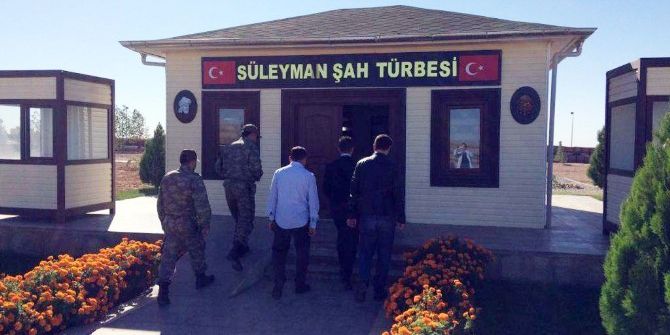 Birecik Kaymakamı Yusuf Kaptanoğlu, Süleyman Şah Türbesi’ni Ziyaret Etti