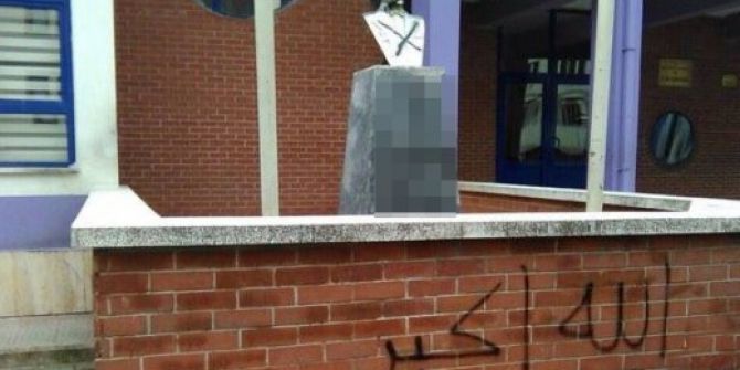 Trabzon’da Atatürk Büstlerine Saldırı