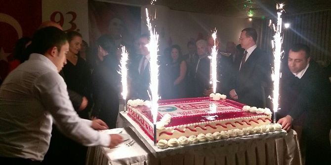 Sinop’ta 93. Yıl Pastası Kesildi