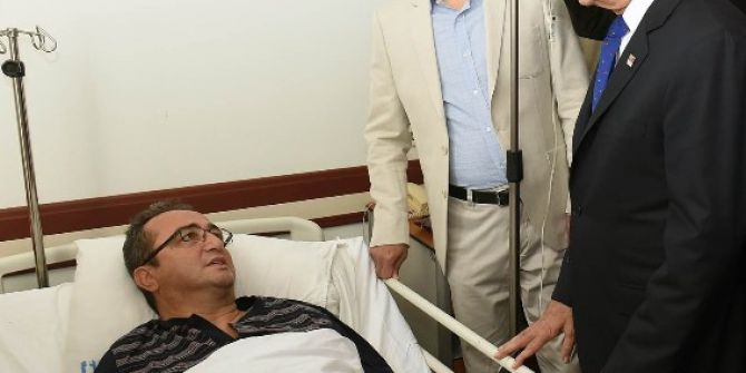 Kılıçdaroğlu, Silahlı Saldırıda Yaralanan Tezcan’ı Hastanede Ziyaret Etti