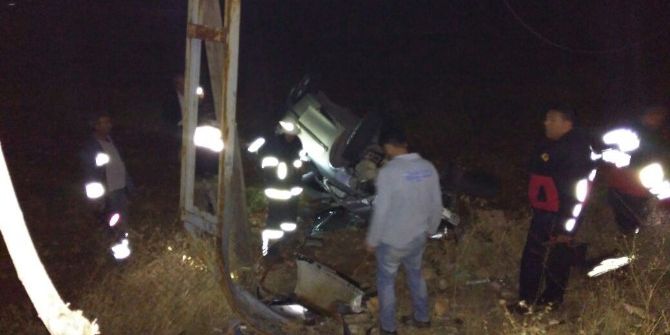 Otomobil Şarampole Yuvarlandı: 1 Yaralı