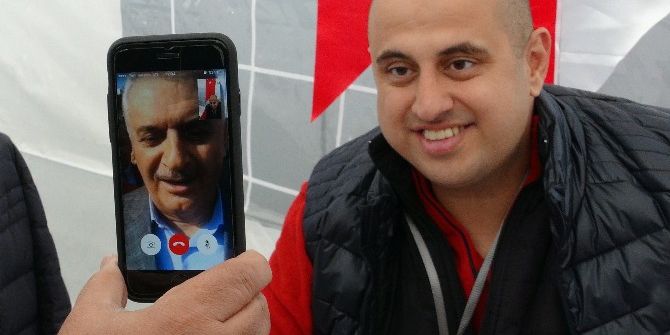 Başbakan Yıldırım’dan Kan Bağışı Kampanyasına Canlı Bağlantılı Destek