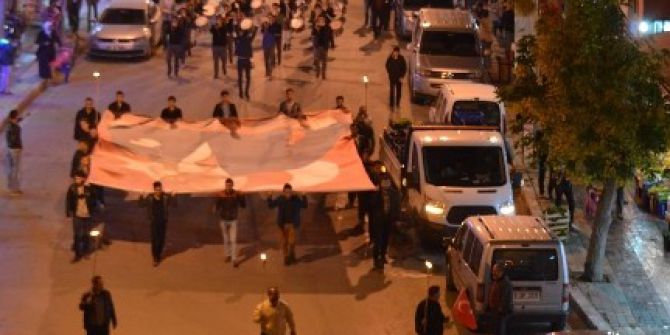 Sungurlu’da Cumhuriyet Yürüyüşü