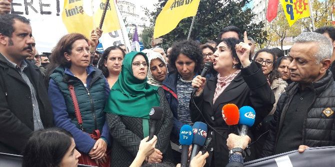 İzinsiz Yürüyüş Yapan Hdp’li Gruba Polis Müdahalesi
