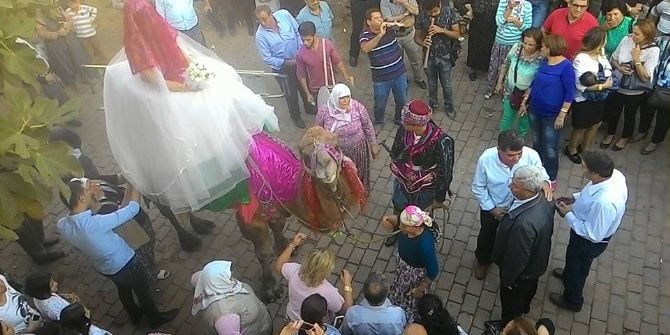 Mühendis Gelin Lüks Otomobili Bırakıp Deveye Bindi