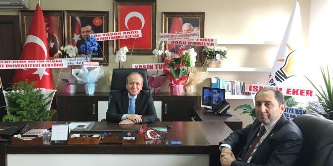 Alkan’dan Ak Parti İl Başkanı Karadağ’a Ziyaret
