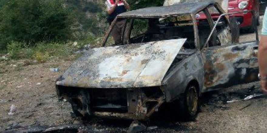 Seyir Halinde Alev Alev Yandı