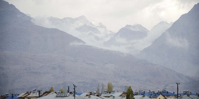 Munzur Dağları Beyaza Büründü