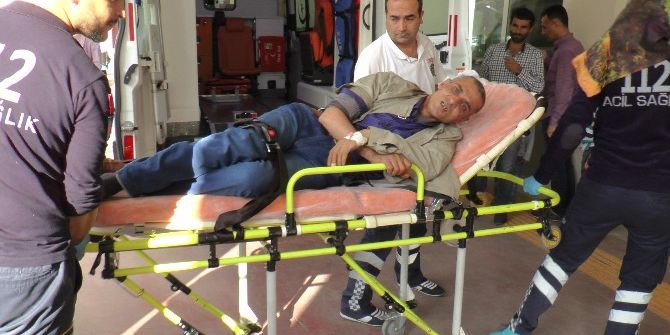 Kayganlaşan Yolda Düşen Şahıs Yaralandı