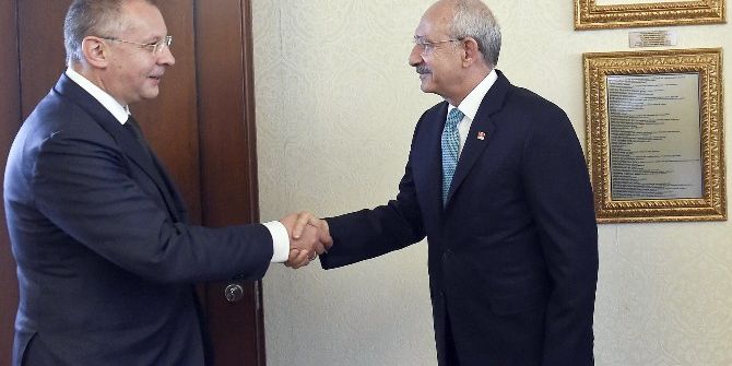 Kılıçdaroğlu, Pes Başkanı Stanişev’le Görüştü