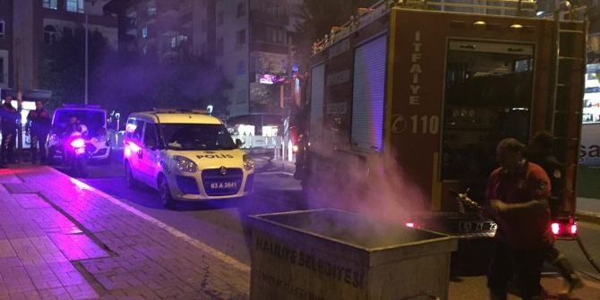 Çöp Konteynerleri Ateşe Verildi