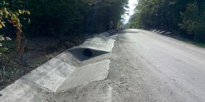 Düzce’de Köy Yollarına V Kanal