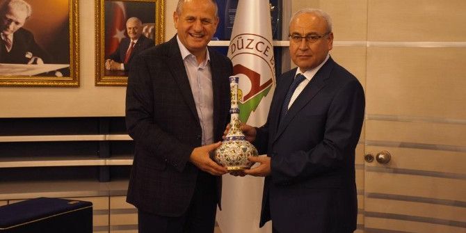 Emniyet Müdürü Akyüz, Başkan Keleş’e Veda Ziyaretinde Bulundu