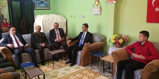 Kaymakam 15 Temmuz Gazisini Ziyaret Etti