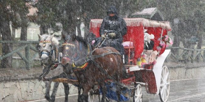 Doğa Harikası Abant’a Yılın İlk Karı Düştü