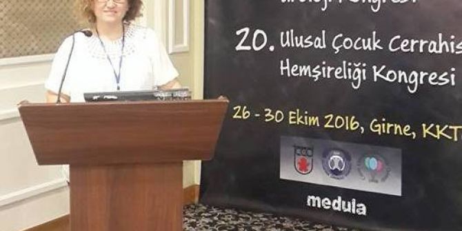 Esogü Hastanesi Hemşiresine Sözlü Bildiri Ödülü