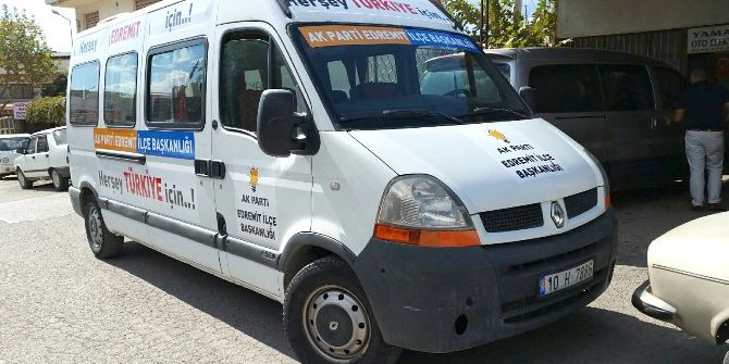 İş Adamından Ak Parti’ye Minibüs