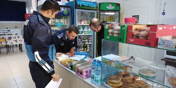 Okul Kantinleri Denetlendi