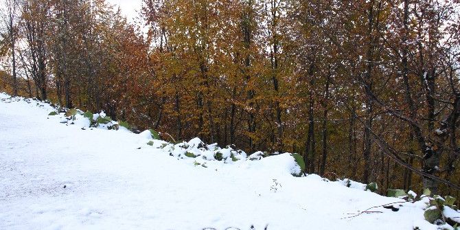 Kartepe’ye Yılın İlk Karı Düştü