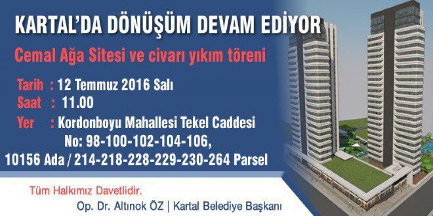 Kartal’da Dönüşüm Devam Ediyor